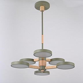 Люстра на штанге Imperiumloft TURNA Khaki зеленый арт. TURNA-DBL01