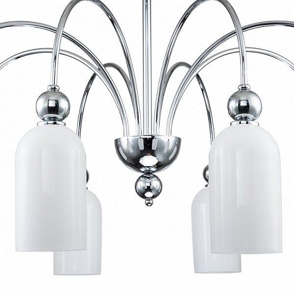 Люстра на штанге Escada Ode серый арт. 686/8PL Chrome