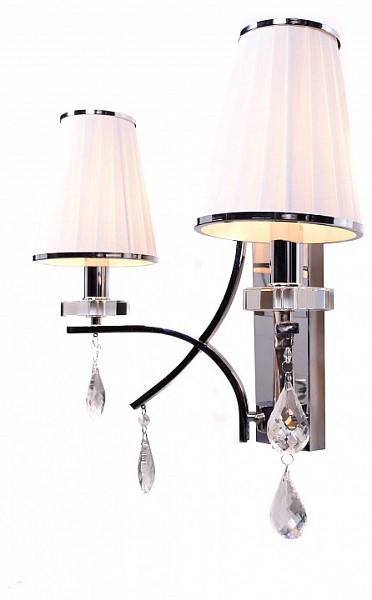 Бра LUMINA DECO Glamour хром арт. LDW 66247-2 WT+CHR