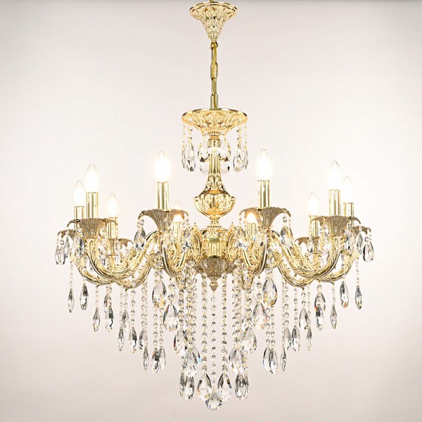 Подвесная люстра Bohemia Ivele Crystal AL7901 золото арт. AL79101/10/250 B GW