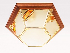 Накладной светильник Doge Luce 1003 золото арт. 1003/3PL-LN.SATINATO M+ROSSO GOLD