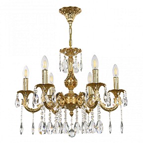 Подвесная люстра Bohemia Ivele Crystal AL7901 золото арт. AL79101/6/175 A G