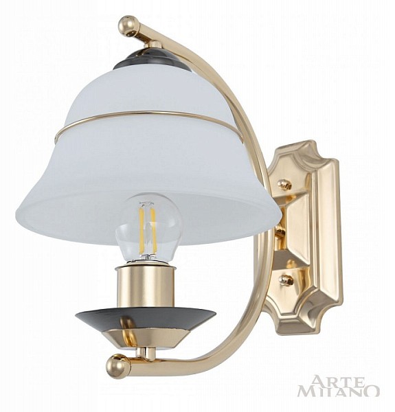 Бра Arte Milano Florentia-1240 золото арт. 301240/1W Bk/Gd
