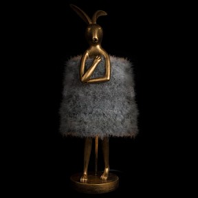 Настольная лампа декоративная Loft it Lapine желтый арт. 10315/B Grey fluff