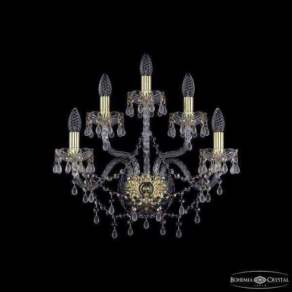 Бра Bohemia Ivele Crystal 1410 золото арт. 1410B/2+2+1/195/XL G V0300