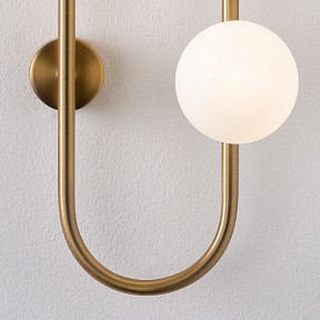 Накладной светильник Imperiumloft HOOP WALL золото арт. HOOP-WALL01
