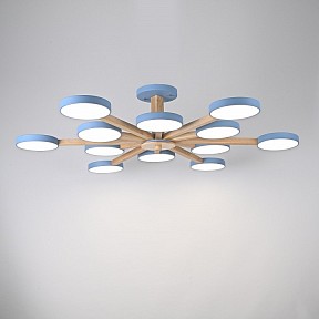 Люстра на штанге Imperiumloft TURNA Blue голубой арт. TURNA-B01