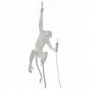 Подвесной светильник Seletti Monkey Lamp белый арт. 14883