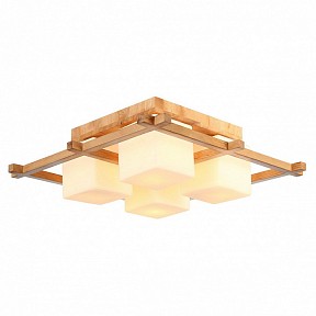 Накладной светильник Arte Lamp Woods коричневый арт. A8252PL-4BR
