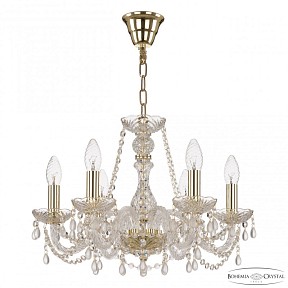 Подвесная люстра Bohemia Ivele Crystal 112 золото арт. 112/6/165 G V0300