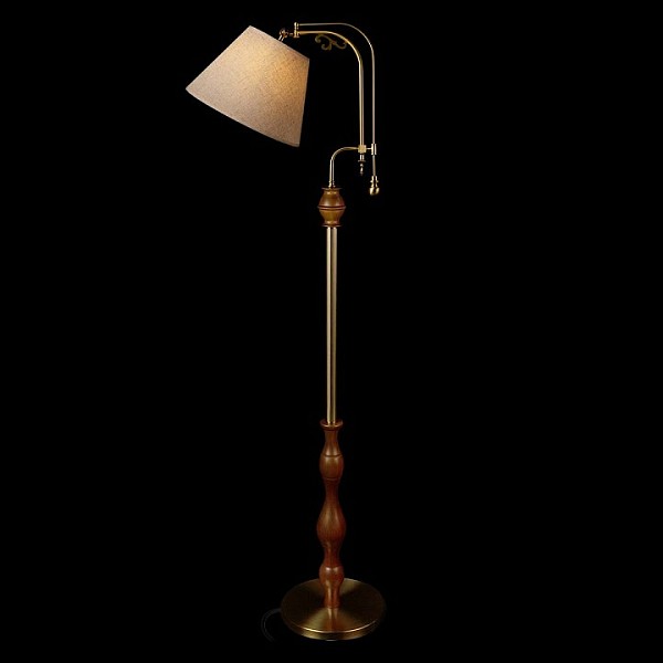 Торшер Loft it Elaine бронза арт. 10569F Dark wood