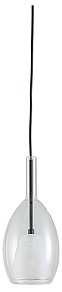 Подвесной светильник Newport NORA черный арт. 7232/S mat.black clear