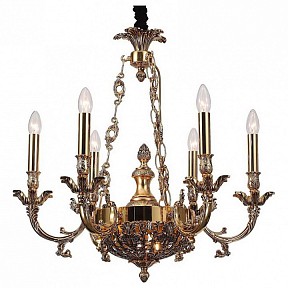 Подвесная люстра Lucia Tucci Firrnze золото арт. FIRENZE 1781.8.2 antique gold