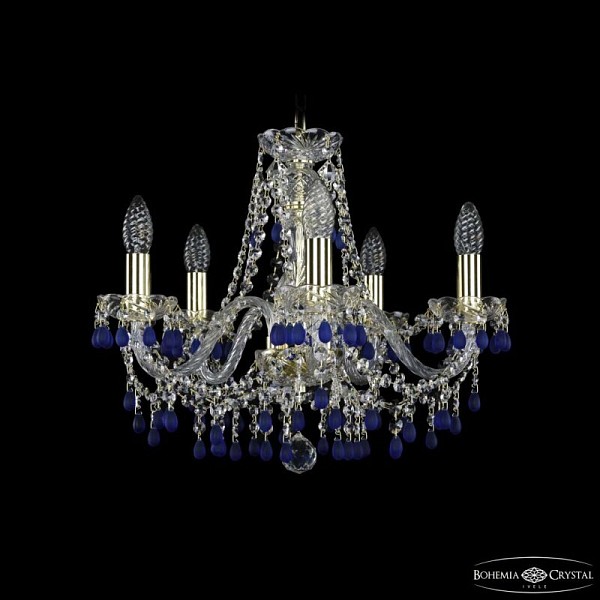 Подвесная люстра Bohemia Ivele Crystal 1410 золото арт. 1410/5/160 G V3001
