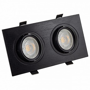 Встраиваемый светильник Denkirs DK302 черный арт. DK3022-BK