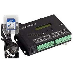 Контроллер Arlight HX-803S черный арт. HX-803SA DMX (8192 pix, 220V, SD-карта)