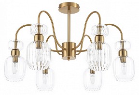 Люстра на штанге Escada Gloss желтый арт. 1141/6PL Clear