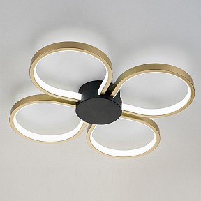 Потолочная люстра Escada Clover черный арт. 10243/4LED