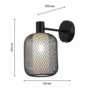 Бра F-promo Tokri черный арт. 4602-1W