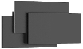 Накладной светильник DesignLed Shade черный арт. GW-6809-12-BL-WW