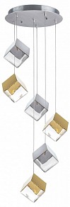 Подвесная люстра Lightstar Qubica серый арт. 805569