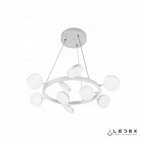Подвесная люстра iLedex Totes белый арт. FS-016-D9 63W WH