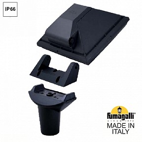 Консольный светильник Fumagalli GUIZEPPE черный арт. 4P2.000.G10.AYF1R