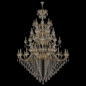 Подвесная люстра Bohemia Ivele Crystal 7218 золото арт. 72118/32+16+16+8/755/4d B G Y3