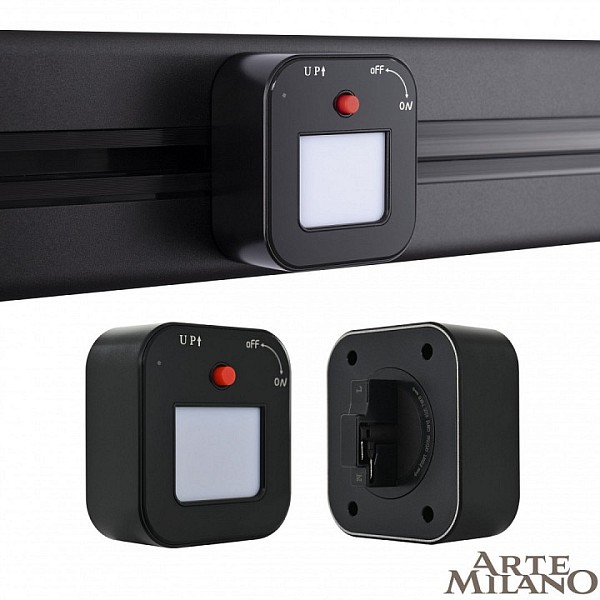 Накладной светильник Arte Milano Am-track-sockets черный арт. 380022TL/Light Black