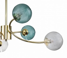 Люстра на штанге Indigo Selva желтый арт. 11032/6R Gold