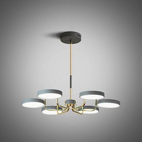 Подвесная люстра Imperiumloft TAVIS серый арт. TAVIS01