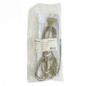 Сетевой провод Feron KF-HK-1-2 золото арт. 51039