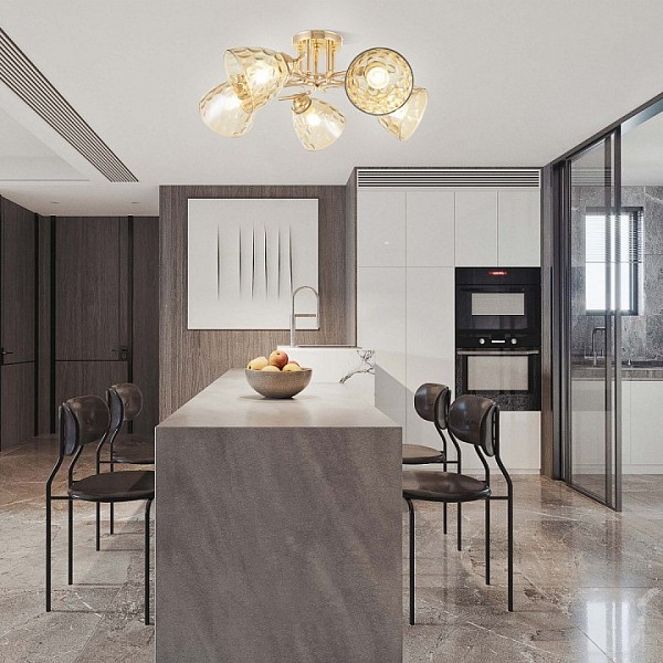 Потолочная люстра Arte Milano Napoli-8776 золото арт. 338776/5 FGD