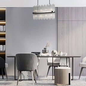 Люстра на штанге Bogate's Allure серый арт. 485/8