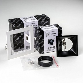 Встраиваемый светильник Lightstar Domino белый арт. D51607BMOD
