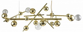 Подвесная люстра Indigo Saldo желтый арт. 11033/6PL Gold