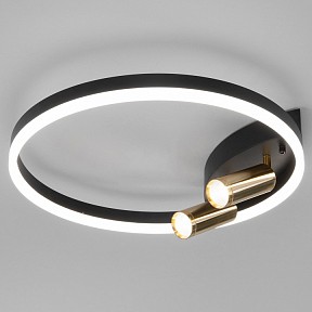 Накладной светильник Eurosvet Luminari черный арт. 90247/3 черный/золото Smart