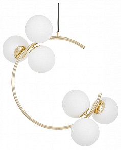 Подвесная люстра LUMINA DECO BONIO золото арт. LDP 7031-6 F.GD