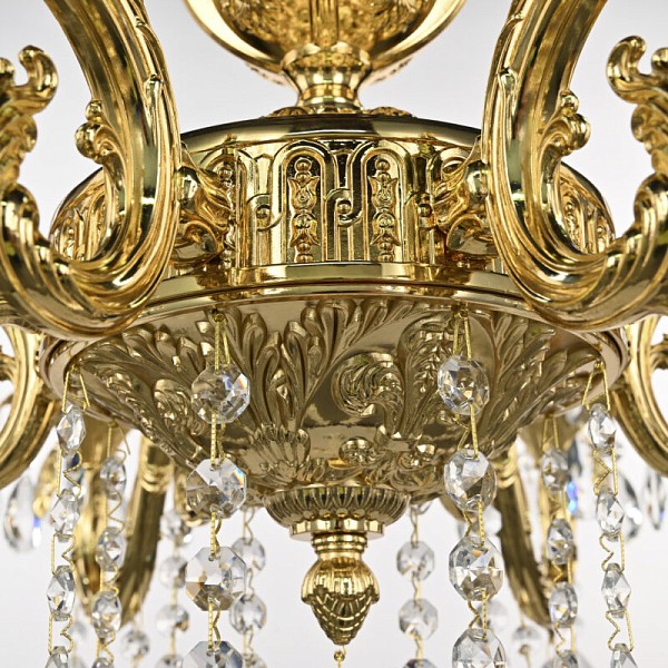 Подвесная люстра Bohemia Ivele Crystal AL7901 золото арт. AL79101/8/250 B G
