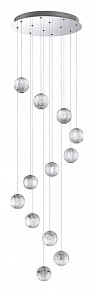 Подвесная люстра Odeon Light Crystal серый арт. 5007/56L