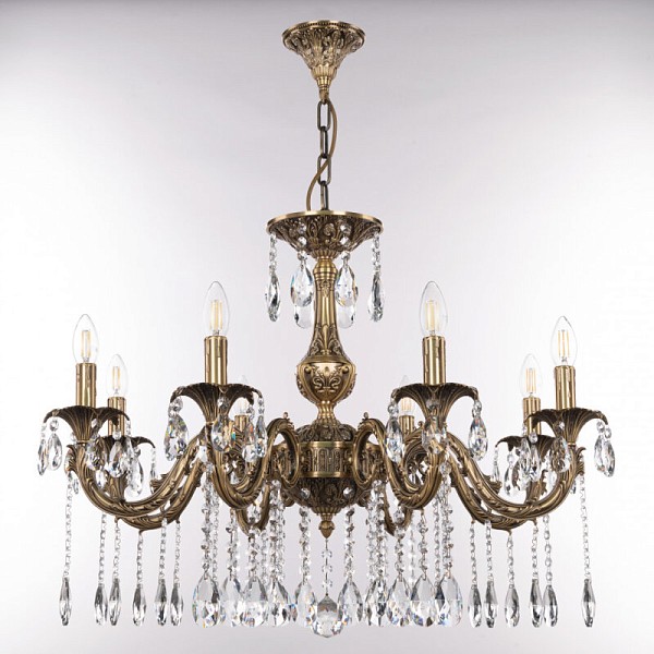 Подвесная люстра Bohemia Ivele Crystal AL7901 золото арт. AL79101/8/250 A FP