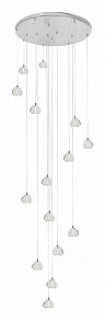Подвесная люстра Loft it Rain серый арт. 10151/15