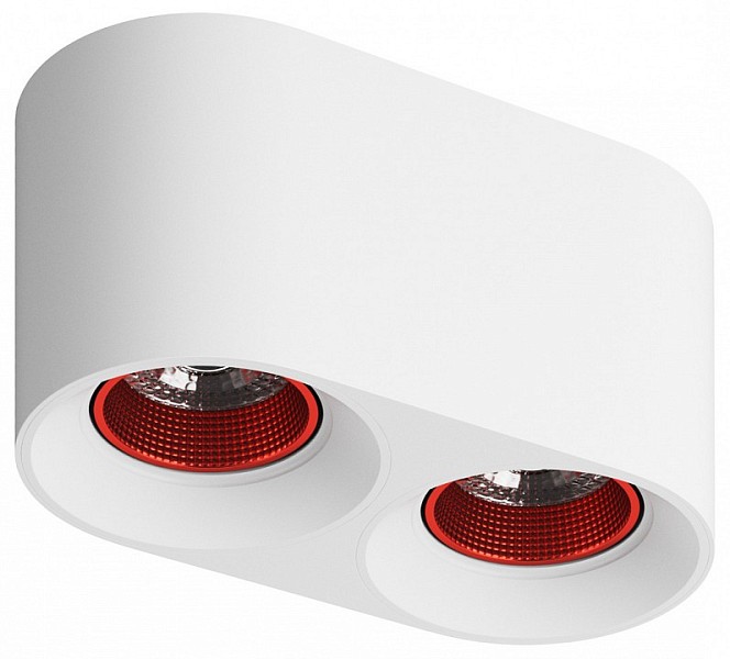 Накладной светильник Denkirs DK3040 белый арт. DK3096-WH+RD
