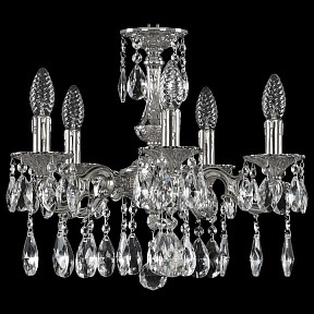 Подвесная люстра Bohemia Ivele Crystal 7201 металл арт. 72101/5/125 A Ni