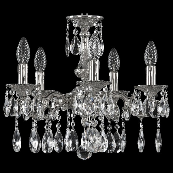 Подвесная люстра Bohemia Ivele Crystal 7201 металл арт. 72101/5/125 A Ni