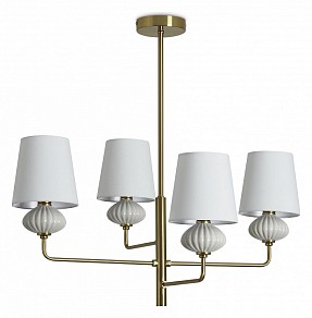 Люстра на штанге Freya Ceramics желтый арт. FR2029PL-04BS