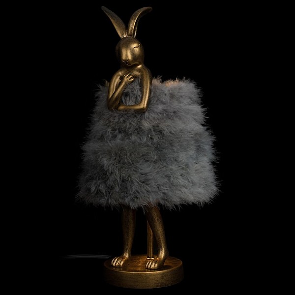 Настольная лампа декоративная Loft it Lapine желтый арт. 10315/A Grey fluff
