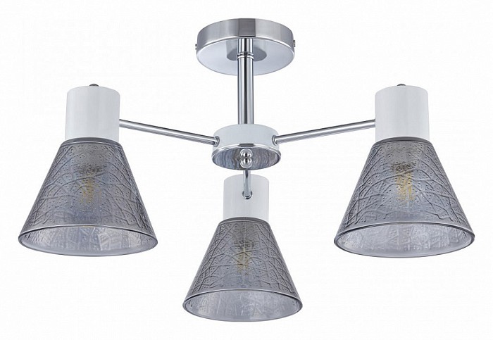 Люстра на штанге Arte Milano Napoli-322408 белый арт. 322408/3 CR+WH