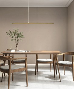 Подвесной светильник Mantra Lineal золото арт. 8955