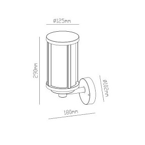 Светильник на штанге Arte Lamp Toronto черный арт. A1036AL-1BK